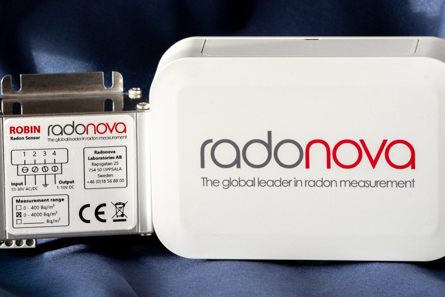 Sensores de radón